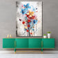 Quadro moderno astratto Fiori colorati Pop Art