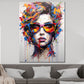 Quadro moderno Street Art Volto di donna Pop Art