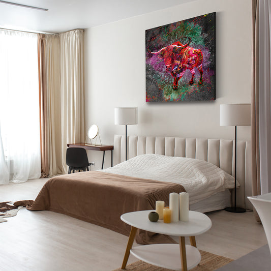 Quadro moderno Toro Graffiti Street Art Style