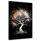 Quadro moderno albero bianco astratto stile scuro