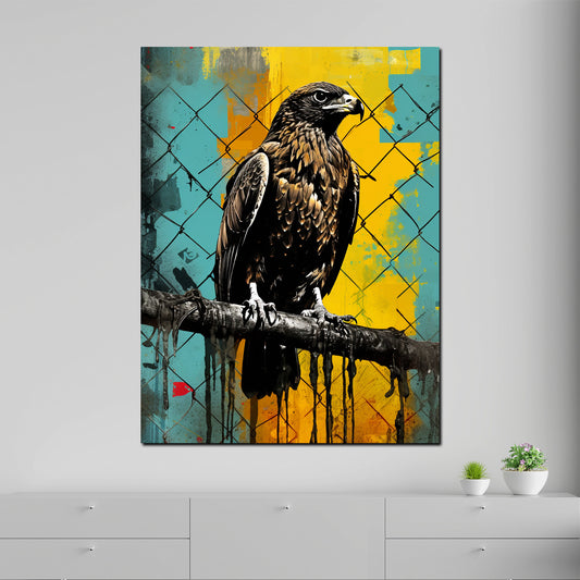 Quadro moderno aquila Pop Art
