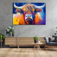 Quadro moderno astratti Toro Bulle Paint Style