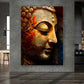 Quadro moderno astratto Buddha meditativo