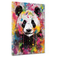 Quadro moderno astratto Panda Pop Art Colour