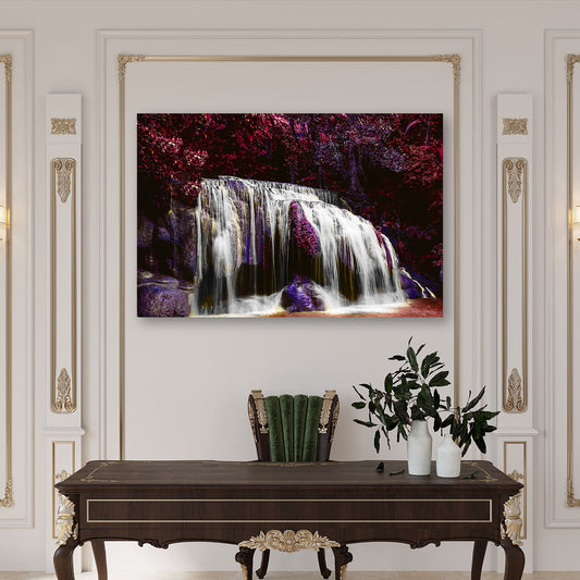 Quadro moderno astratto bellissima cascata