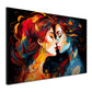 Quadro moderno astratto due donne Painting Style