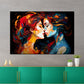 Quadro moderno astratto due donne Painting Style