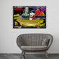 Quadro moderno duck denaro vasca da bagno motivazione pop art