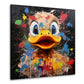 Quadro moderno paepra duck pop art