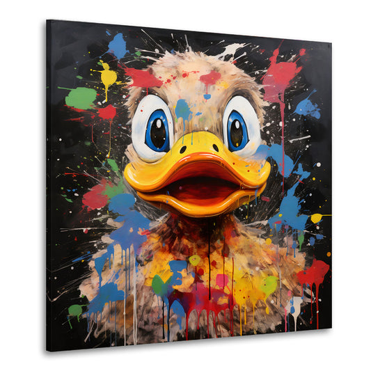 Quadro moderno paepra duck pop art