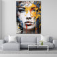 Quadro moderno pop art astratto splash cool girl color style