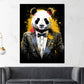 Quadro panda in abito Pop Art Splash