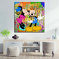Quadro pop art King topolini in love comic