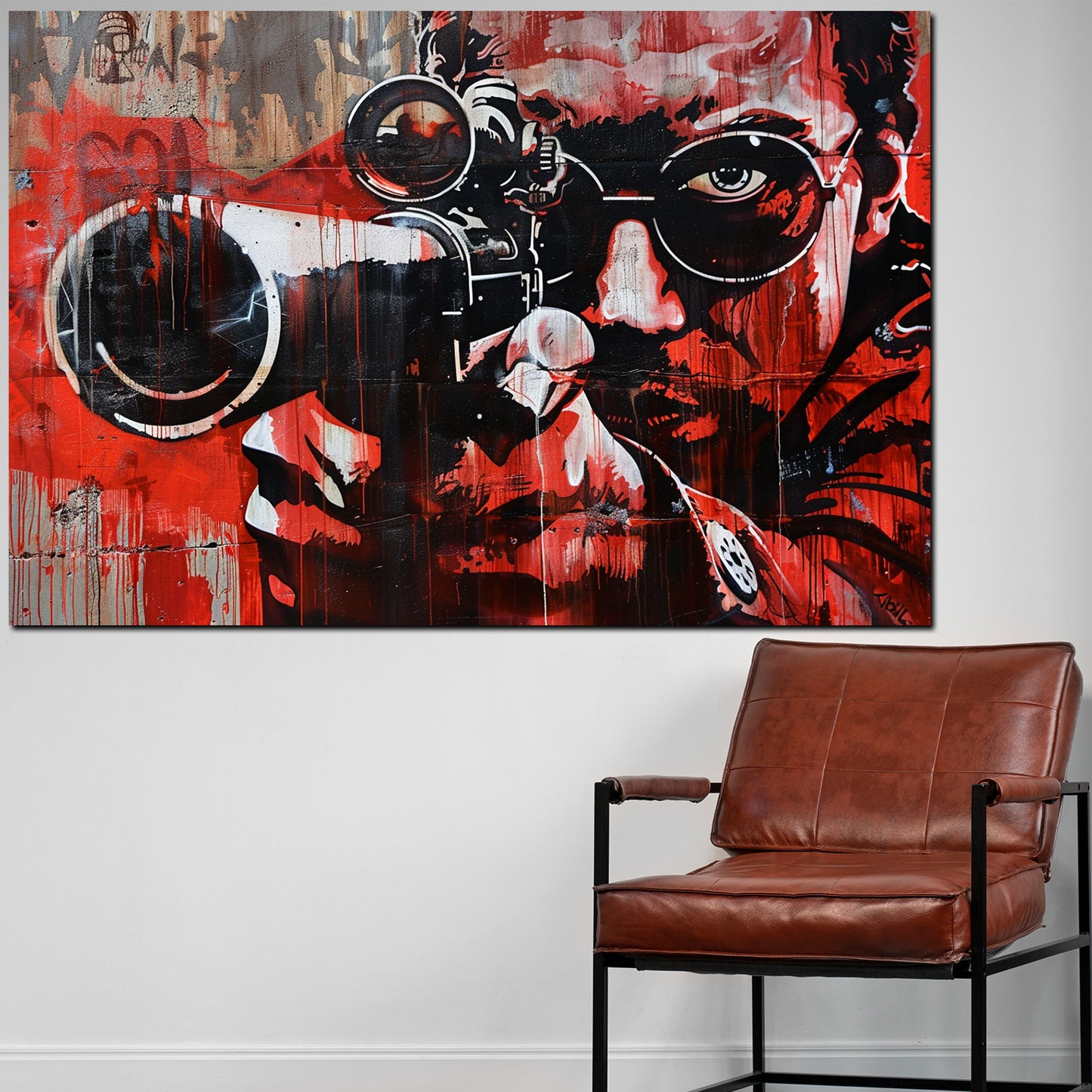 Quadro pop art gun perfect shot