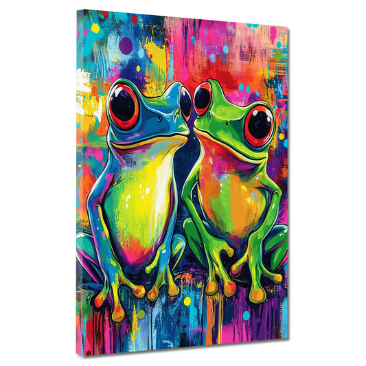 Quadro pop art ranevivace stile moderno gioia