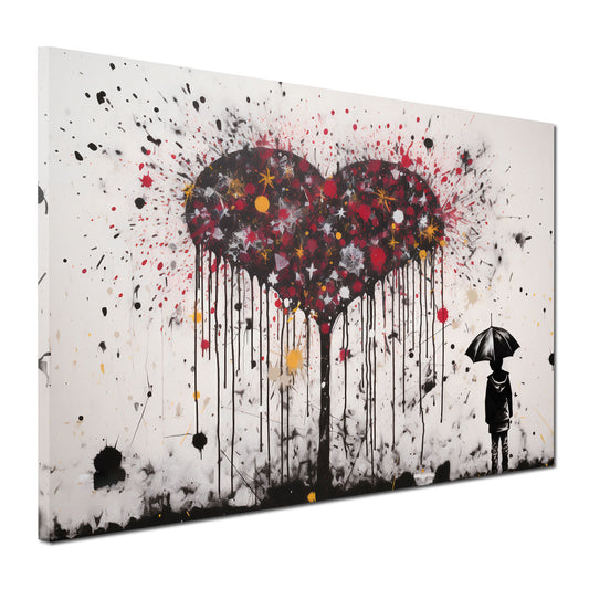Quadro quore Street Art Banksy Art