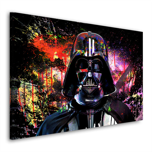 Quadro stampa su tela Darth Pop Art Colour Style