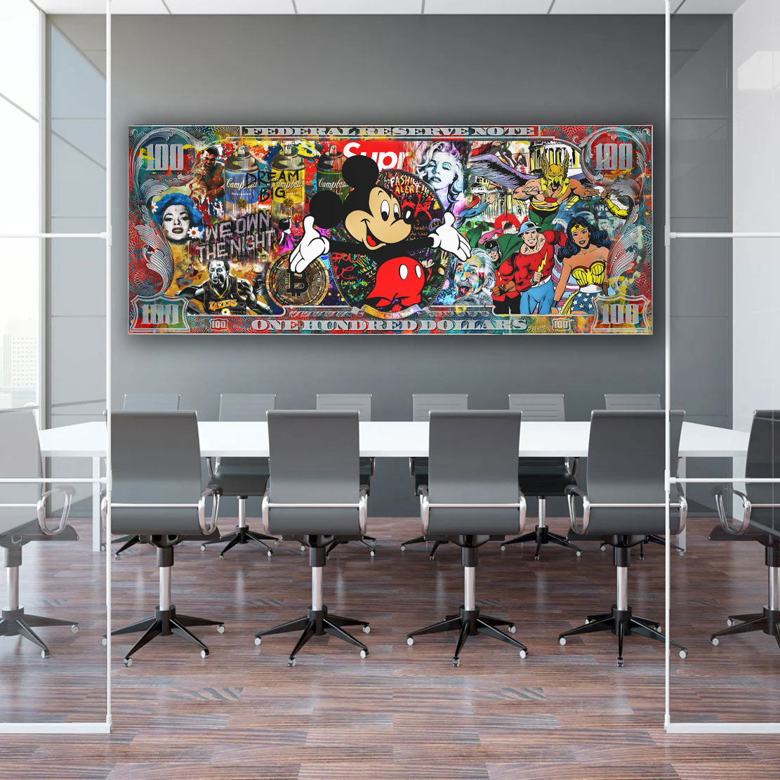 Quadro Pop Art Topolino Comic All Style