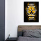 Quadro motivazionale Gold Pop Art Style