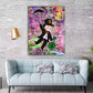 Quadro stampa su tela Street Art Rich Man
