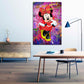 Quadro stampa su tela arte Pop Art moderna Topolina Red Dress, comic & fumetti