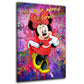 Quadro stampa su tela arte Pop Art moderna Topolina Red Dress, comic & fumetti