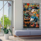 Quadro stampa su tela arte moderna Paperone Pop Art My Rules, Comic, Fumetti