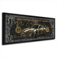Quadro motivazionale Porsche No Limits Gold Edition
