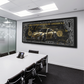 Quadro motivazionale Porsche No Limits Gold Edition