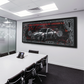 Quadro motivazionale Porsche  No Limits Silver Edition