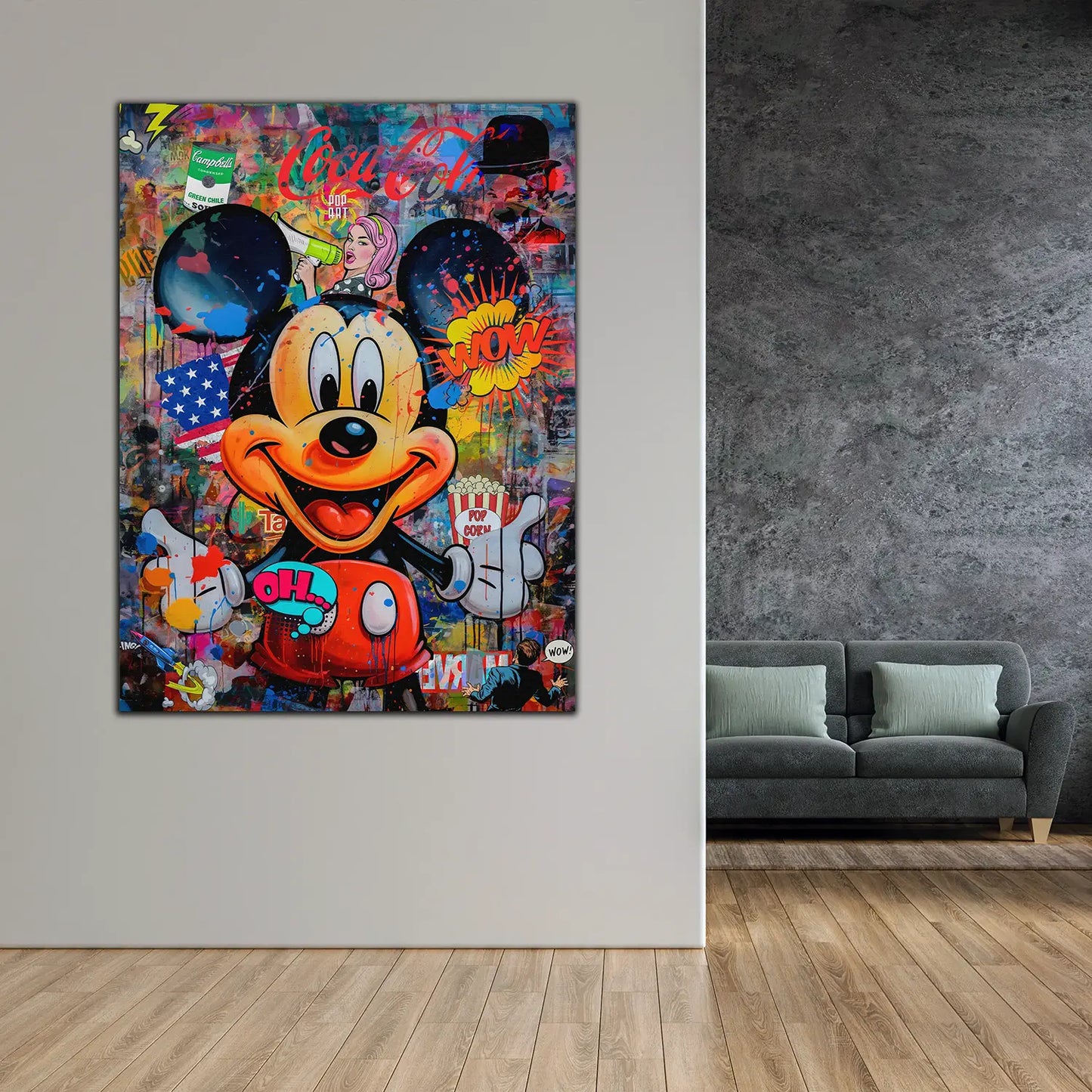 Quadro topo pop art style