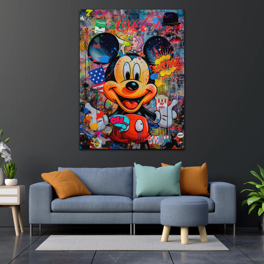 Quadro topo pop art style