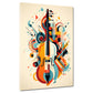 Quadro violino astratto moderno