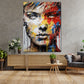 Quadro volto donna astratto Beautiful Eyes