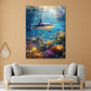 Squalo in oceano tropicale quadro