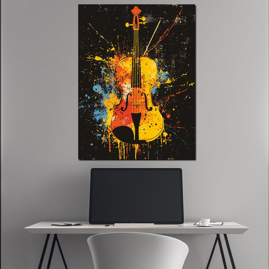 Violino Pop Art musica quadro