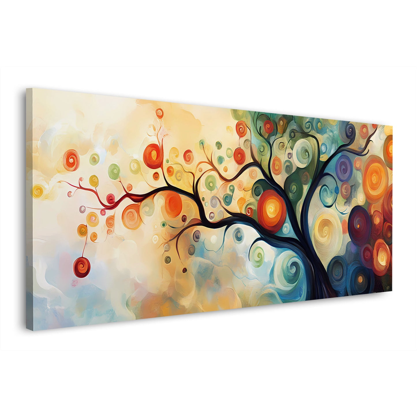 Albero della vita astratto colorato arte quadro