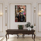 Anatra con stile abito elegante, denaro, lusso e affari quadro