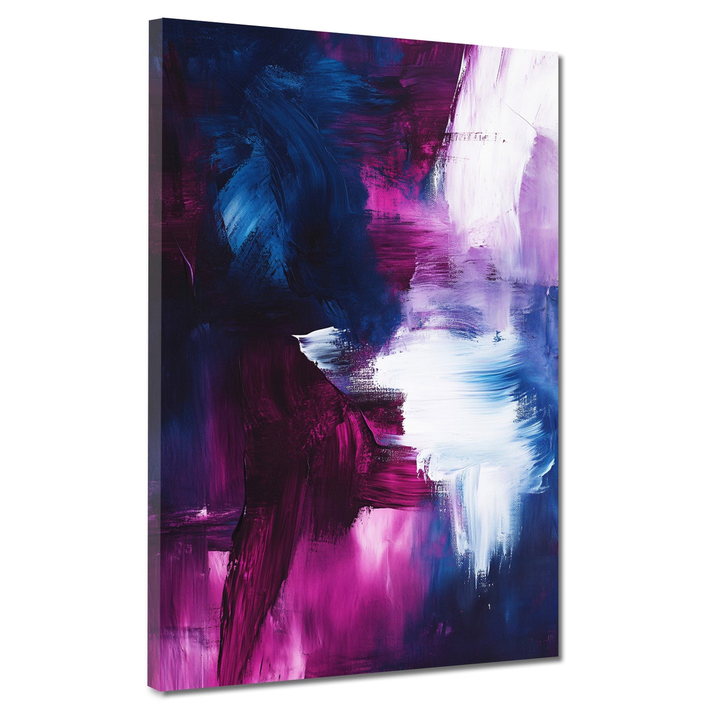 Arte astratta colori forti pennellate moderne quadro