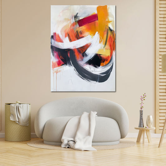 Astratto moderno forme in movimento quadro