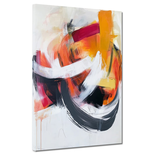 Astratto moderno forme in movimento quadro