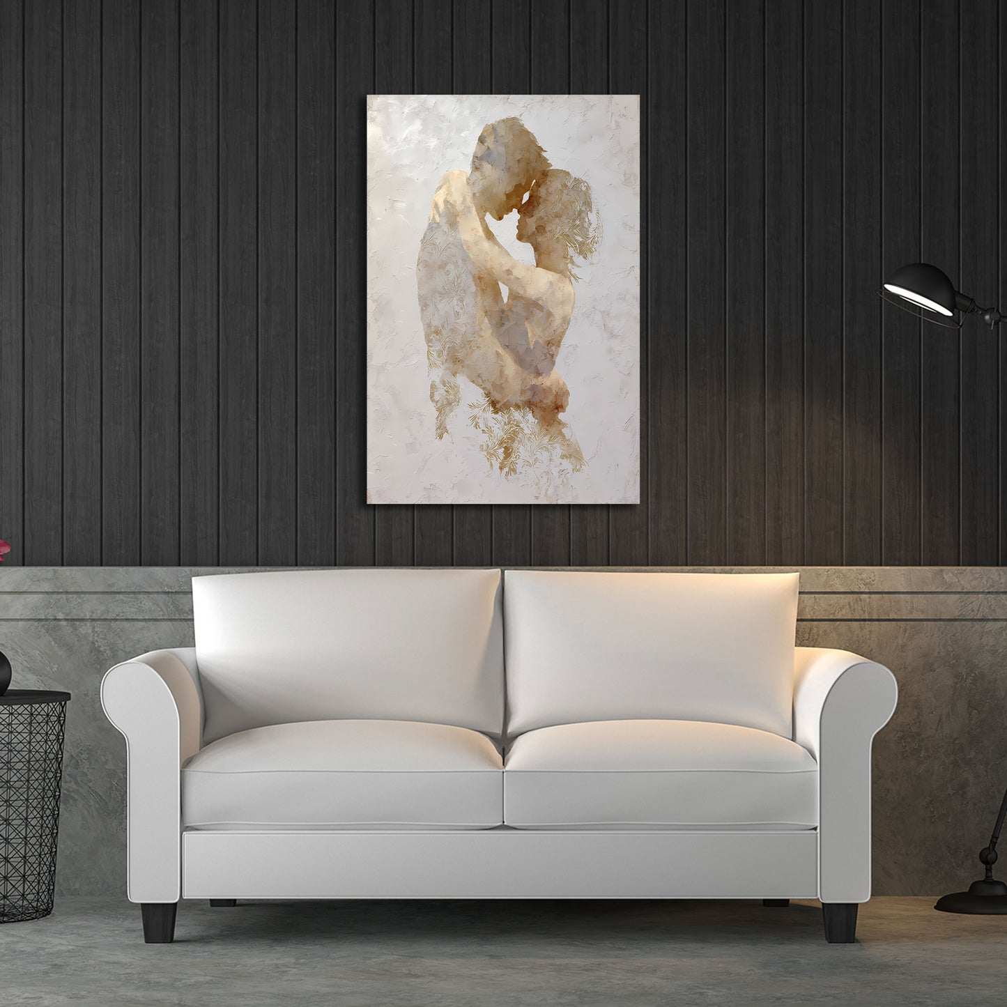 Astratto coppie stile minimalista quadro