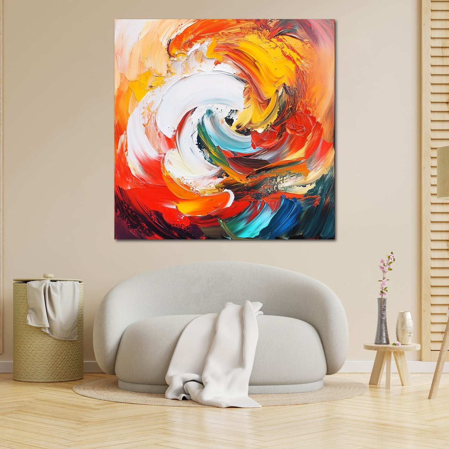 Astratto movimento circolare quadro