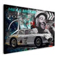 Auto d’epoca mercedes corsa leggenda miglia quadro