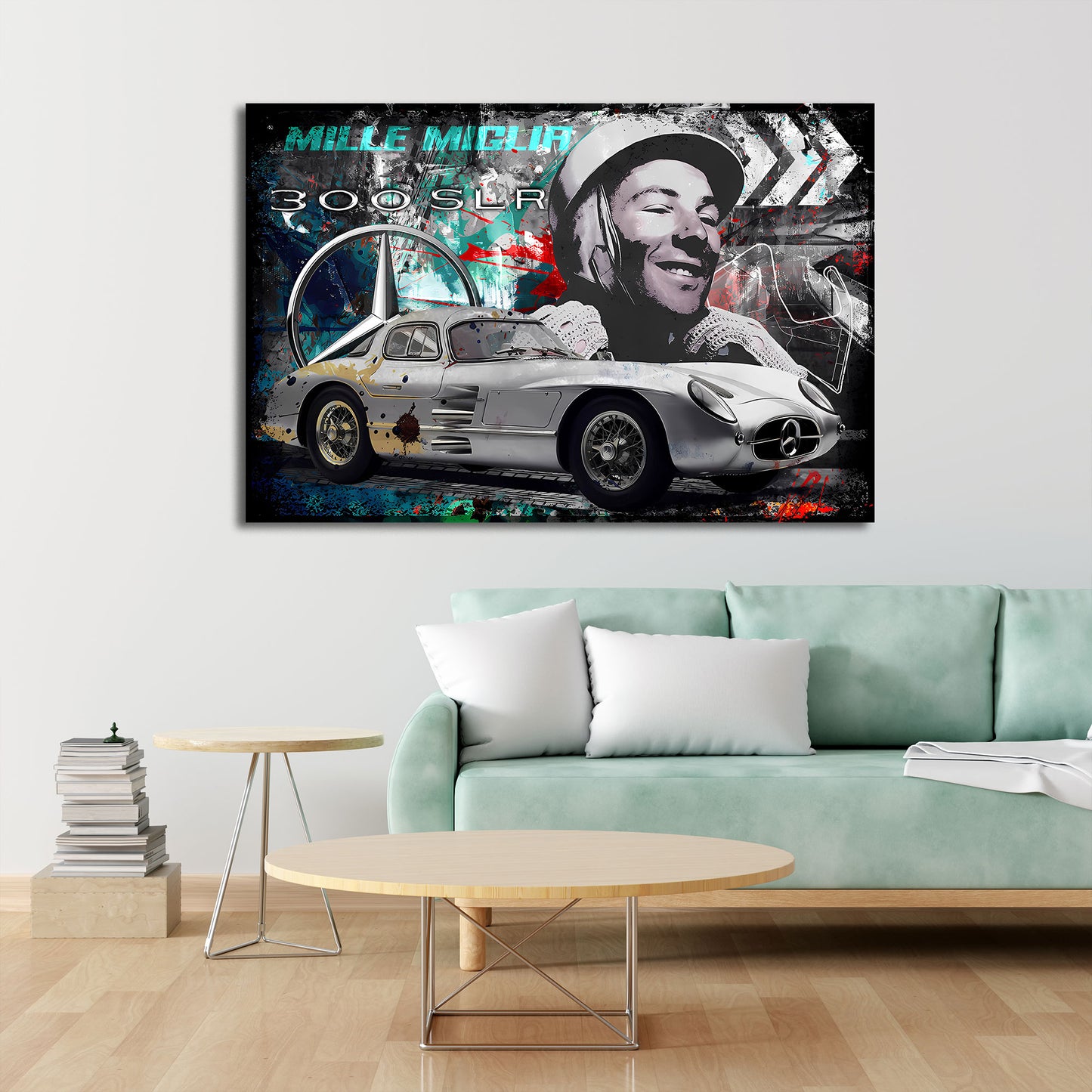 Auto d’epoca mercedes corsa leggenda miglia quadro