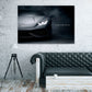 Auto sportiva parte anteriore al buio motivazione Dream Big quadro