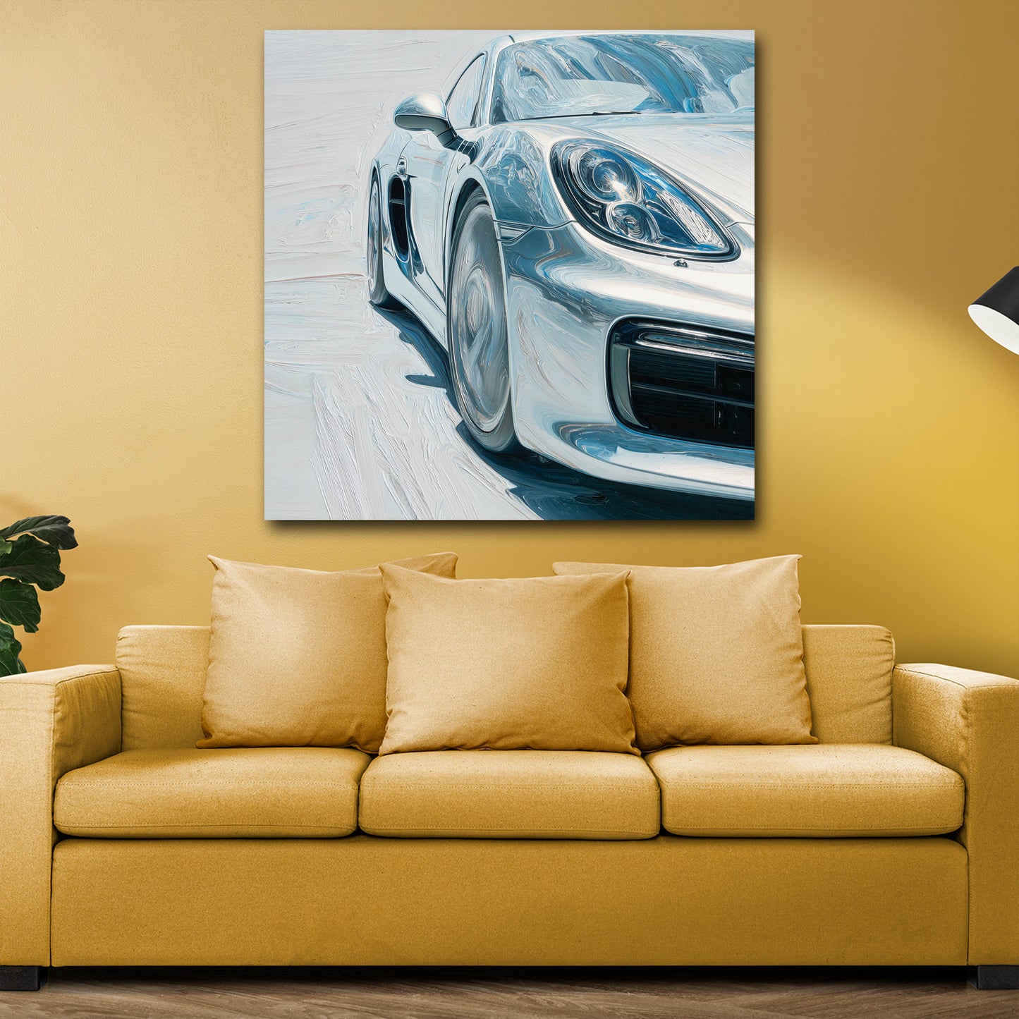 Auto sportivo lusso arte moderna quadro