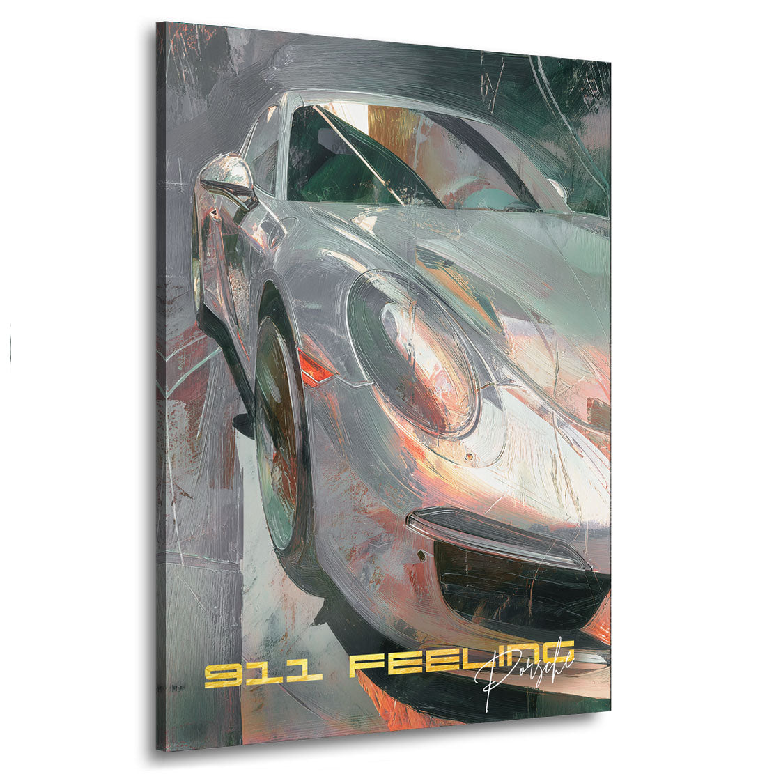 Auto sportivo porsche arte moderna lusso quadro