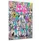 Bacio tra bambini Life is Beautiful Street Art Graffiti quadro
