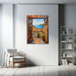 Quadro balcone vista mare ambientato